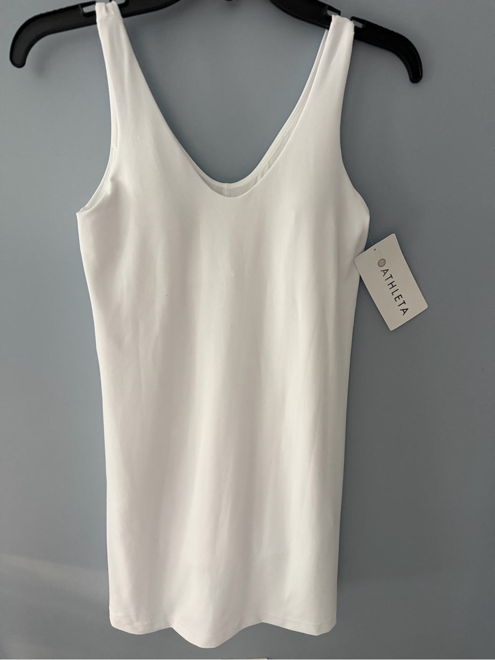 Athleta Transcend Dress with built in shorts and padded bra NET!